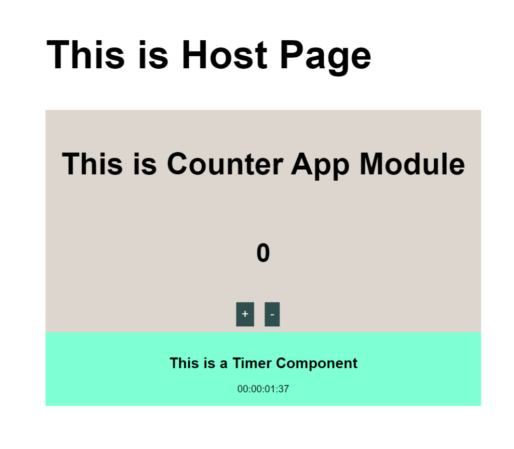 Host page