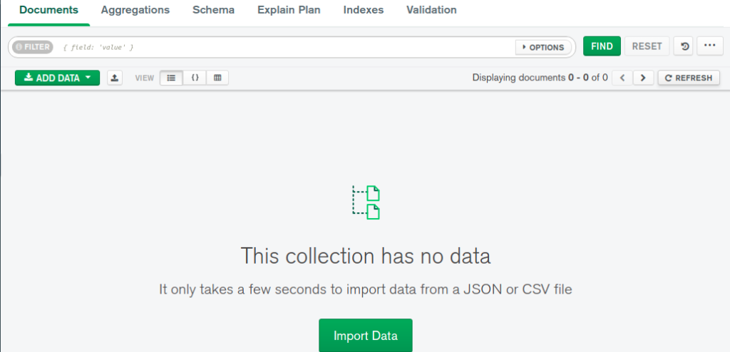 Data in the database after deletion