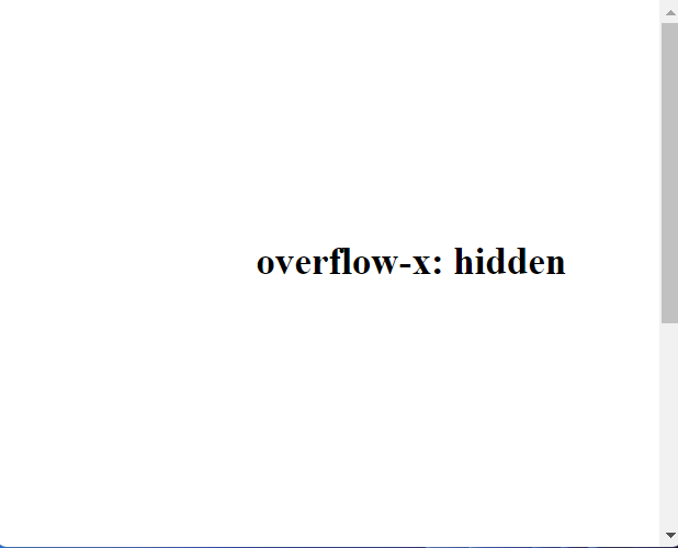 overflow x scroll hide scrollbar