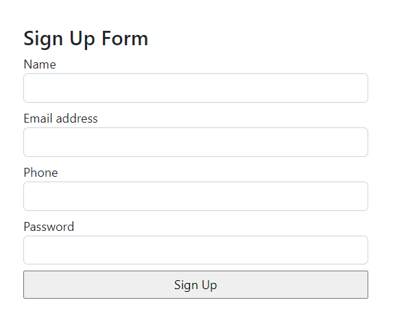 form validation in React
