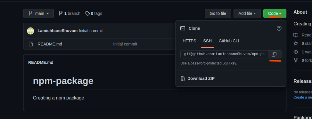 Clone the git repository